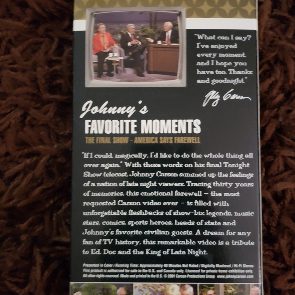 Johnny Carson VHS Collection - Picture 8 of 9